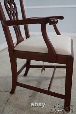 66145EC BAKER Chippendale Mahogany Open Armchair