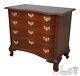 66236ec Bench Made Cherry Oxbo Chippendale Chest Dresser