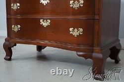 66236EC Bench Made Cherry Oxbo Chippendale Chest Dresser