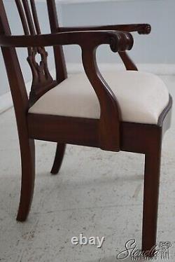 66906 Set of 8 MAITLAND SMITH Chippendale Mahogany Dining Chairs