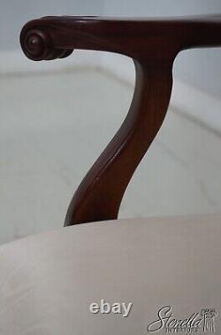 66906 Set of 8 MAITLAND SMITH Chippendale Mahogany Dining Chairs