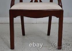 66906 Set of 8 MAITLAND SMITH Chippendale Mahogany Dining Chairs