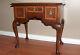 8008 Outstanding Antique Burled Walnut Lowboy Chest Table Queen Anne Child Size