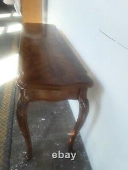 A Gorgeous Vintage Chippendale Style Walnut Sofa/Hall Table with Ball & Claw Feet