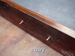 AMERICAN PERIOD CHIPPENDALE GAMES TABLE PA MAHOGANY FOLD OVER withMOLDED LEGS