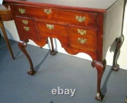 ANTIQUE CHIPPENDALE HIGHBOY 18th C. BASE ON BALL & CLAW FEET FINE NY ESTATE