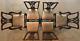 Authentic Craftique Chippendale Ball Claw Mahogany Formal Dining Room Chairs