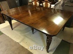 Amazing 14.9ft Antique Grand Victorian Walnut dining table. 1831-1901