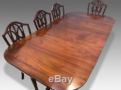 Amazing Antique George III Cuban Mahogany Table Professionally French Polished