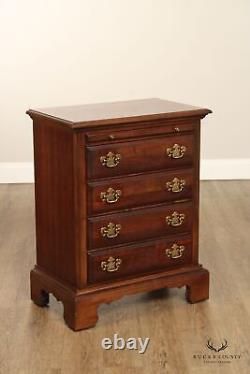 American Drew Chippendale Style Cherry Bedside Chest Nightstand