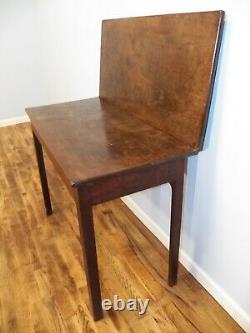 Antique 1750 Chippendale Card Table Walnut