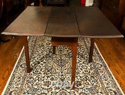 Antique 18th Century Chippendale Walnut Drop Leaf Table Shipping Available