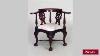Antique 2 English Chippendale Style 20th Cent Mahogany