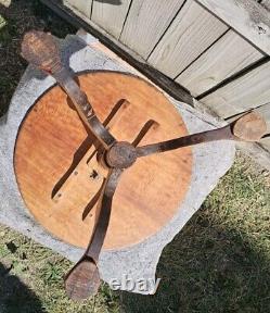 Antique American Chippendale Style Tilt-Top, Ball And Claw Side Table