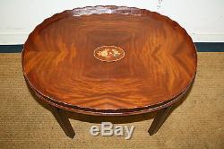 Antique COUNCILL CRAFTSMAN MAHOGANY chippendale occasional coffee end lamp table