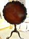 Antique Chippendale Carved Mahogany Pie Crust Tilt Top Table 19th Century