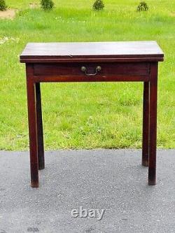 Antique Chippendale George III Mahogany Game Table c. 1760