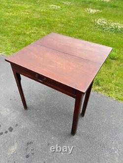 Antique Chippendale George III Mahogany Game Table c. 1760