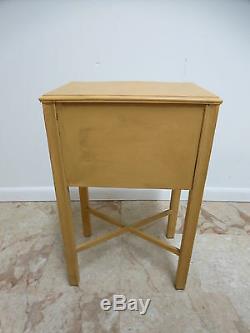 Antique Chippendale High Leg Lamp End Table Shelf Night Stand A