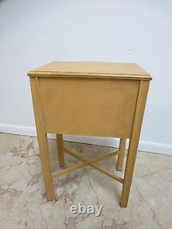 Antique Chippendale High Leg Lamp End Table Shelf Night Stand B