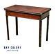 Antique Chippendale Mahogany Card Table With Foliate Carved Edge Circa 1760