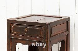 Antique Chippendale Nightstand End Table