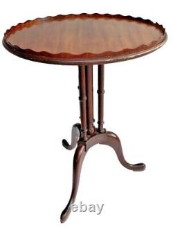 Antique Chippendale Pie Crust Table in WaInut Weiman Heirloom Quality Furniture