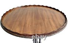 Antique Chippendale Pie Crust Table in WaInut Weiman Heirloom Quality Furniture