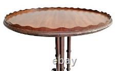 Antique Chippendale Pie Crust Table in WaInut Weiman Heirloom Quality Furniture