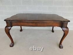 Antique Chippendale Style Library Table / Desk