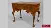 Antique English Chippendale Style 18th Cent Burl Walnut