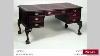 Antique English Chippendale Style Mahogany Desk With 5