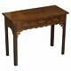 Antique George Iii Side Table Circa 1760 Very Heavy Mahogany Chippendale Carved