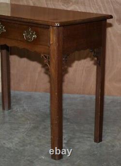 Antique George III Side Table Circa 1760 Very Heavy Mahogany Chippendale Carved