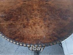 Antique Hand Carved Chinese Chippendale Hairy Paw Center games Table We Deliver