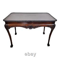 Antique IRISH 18th / 19th C GEORGE III Sea SHELL Carved MAHOGANY Sofa TEA TABLE