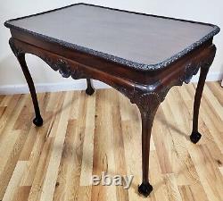 Antique IRISH 18th / 19th C GEORGE III Sea SHELL Carved MAHOGANY Sofa TEA TABLE