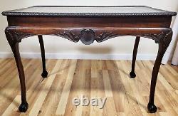 Antique IRISH 18th / 19th C GEORGE III Sea SHELL Carved MAHOGANY Sofa TEA TABLE