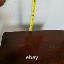 Antique J. B. Van Sciver Cherry Wood Side Table One Drawer