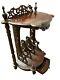 Antique Late-19th- Century Victorian Chippendale Etagere Display Magazine Stand
