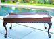 Antique Mahogany Chippendale Coffee Table Solid Wood