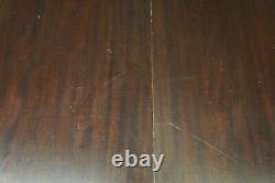 Antique Romweber English Chippendale Georgian Mahogany Extendable Dining Table