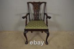 Antique Set of 6 Mahogany Chippendale Ball and Claw Dining Chairs #21719
