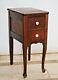 Antique Side Table Two Deep Drawer Accent End Lamp Phone Stand Chippendale