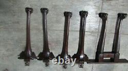 Antique Table Legs Mahogany Chippendale Claw