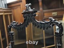 Antique Table Mirror. Superb Quality Indeed, Carved Mahogany, 81 Cms Tall
