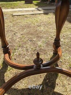 Antique Wooden Indonesian Accent Table