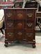 Antique Chippendale Block Front Ball & Claw Bachlors Chest Dresser Fantastic