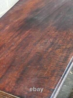 Antique chippendale card table mahogany marlborough legs 1790s