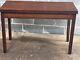Antique Walnut Console Game Table Flip Top 1800s Chippendale Style Hall Table